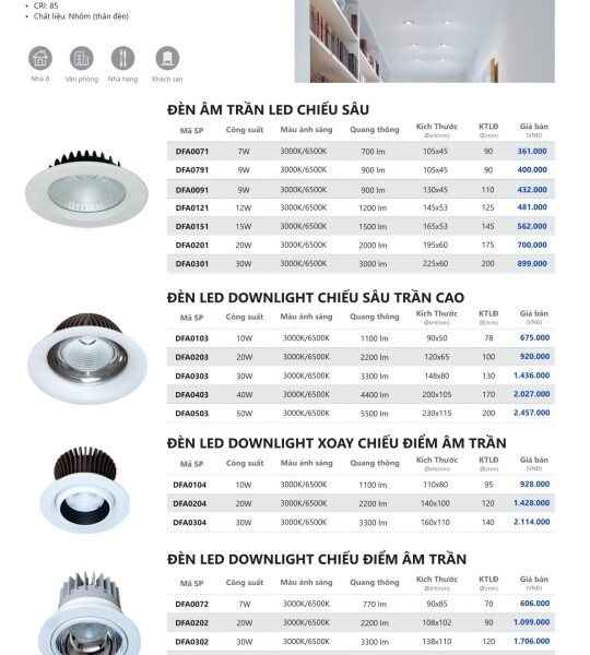 Catalog Bảng Giá DUHAL