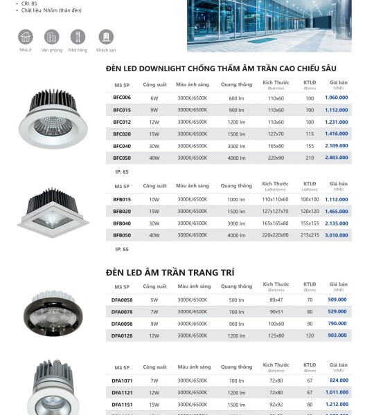 Catalog Bảng Giá DUHAL