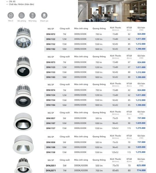 Catalog Bảng Giá DUHAL