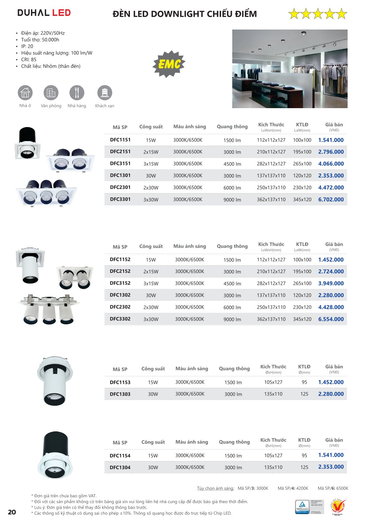 Catalog Bảng Giá DUHAL