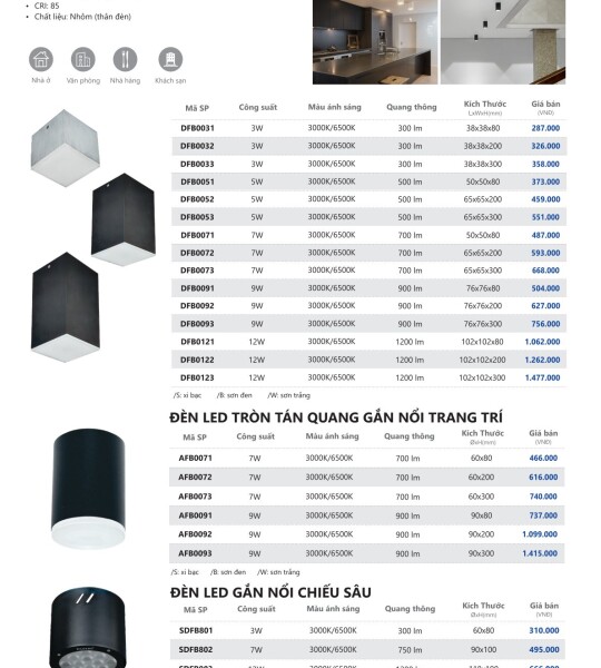 Catalog Bảng Giá DUHAL