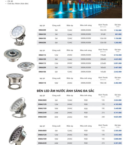 Catalog Bảng Giá DUHAL