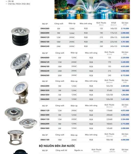 Catalog Bảng Giá DUHAL