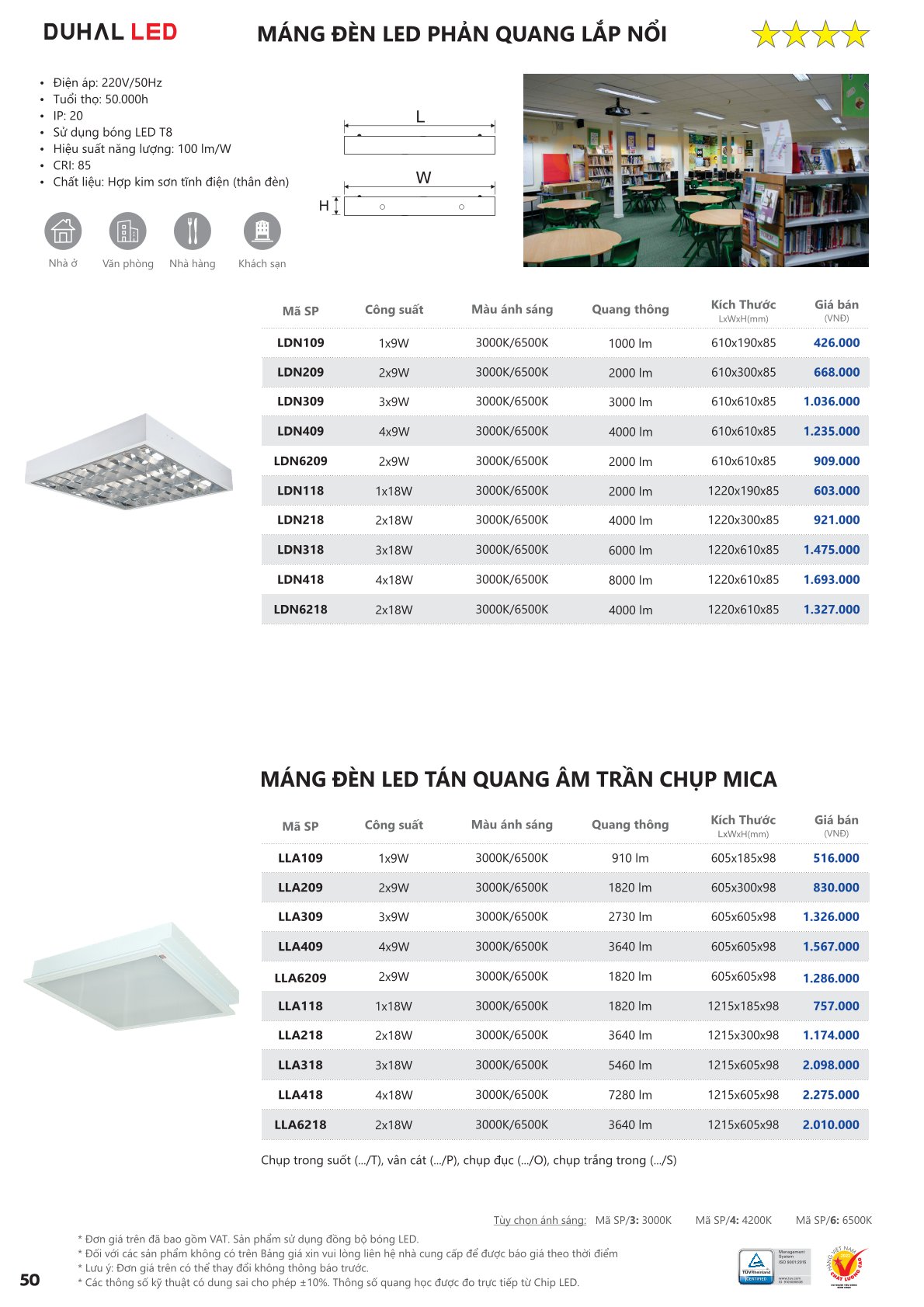 Catalog Bảng Giá DUHAL