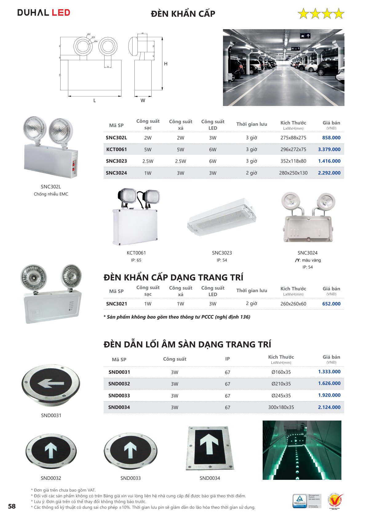 Catalog Bảng Giá DUHAL