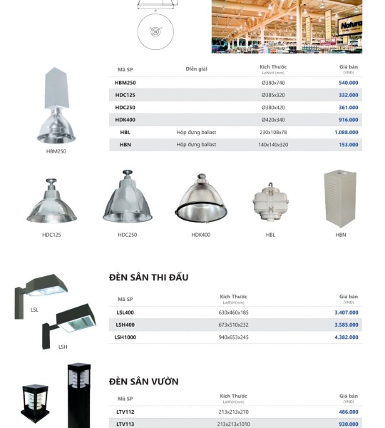 Catalog Bảng Giá DUHAL