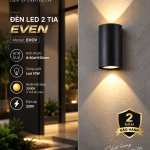 HẮT TƯỜNG 10W VỎ ĐEN EVEN. AS VÀNG XEM BẢNG GIÁ