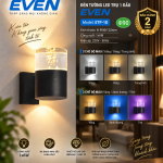 ĐÈN TƯỜNG LED  1 ĐẦU 3 CHẾ ĐỘ EVEN