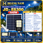 Đèn Đường Năng Lượng Mặt Trời 300W Jindian JD-E6300