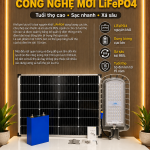 Đèn Đường Năng Lượng Mặt Trời Cao Cấp Euler King Light OLV-OLK2.0 - 56W - Bảo Hành 5 Năm