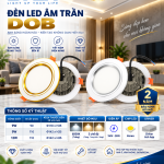 HÀNG TỐT. ĐÈN ÂM TRẦN DOB 7W - 9W - 12W  EVEN. XEM BẢNG GIÁ