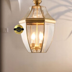 ĐÈN THẢ ĐỒNG TRANG TRÍ CAO CẤP T0121