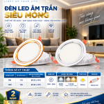 HÀNG TỐT. ĐÈN ÂM TRẦN SIÊU MỎNG CAO CẤP 9W - 12W EVEN. XEM BẢNG GIÁ