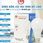 BÓNG ĐÈN LED BULD TRỤ TRÒN 12W MỸ LINH