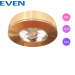 Đèn led rọi nổi 5W- viền vàng- ánh sáng vàng-phi 75mm EVEN