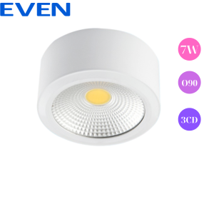 Đèn led rọi lon nổi 7W- vỏ trắng- 3 chế độ màu-phi 90mm EVEN - CHẤT LƯỢNG