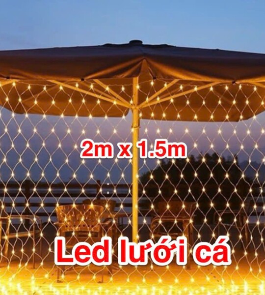 LED LƯỚI CÁ 2M X 1.5