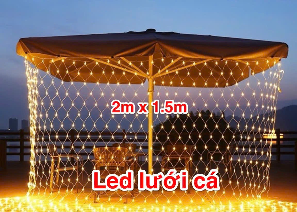 LED LƯỚI CÁ 2M X 1.5