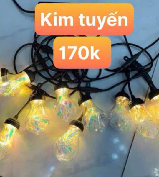 Bộ dây đui đèn 5m 10 bóng Kim Tuyến 1