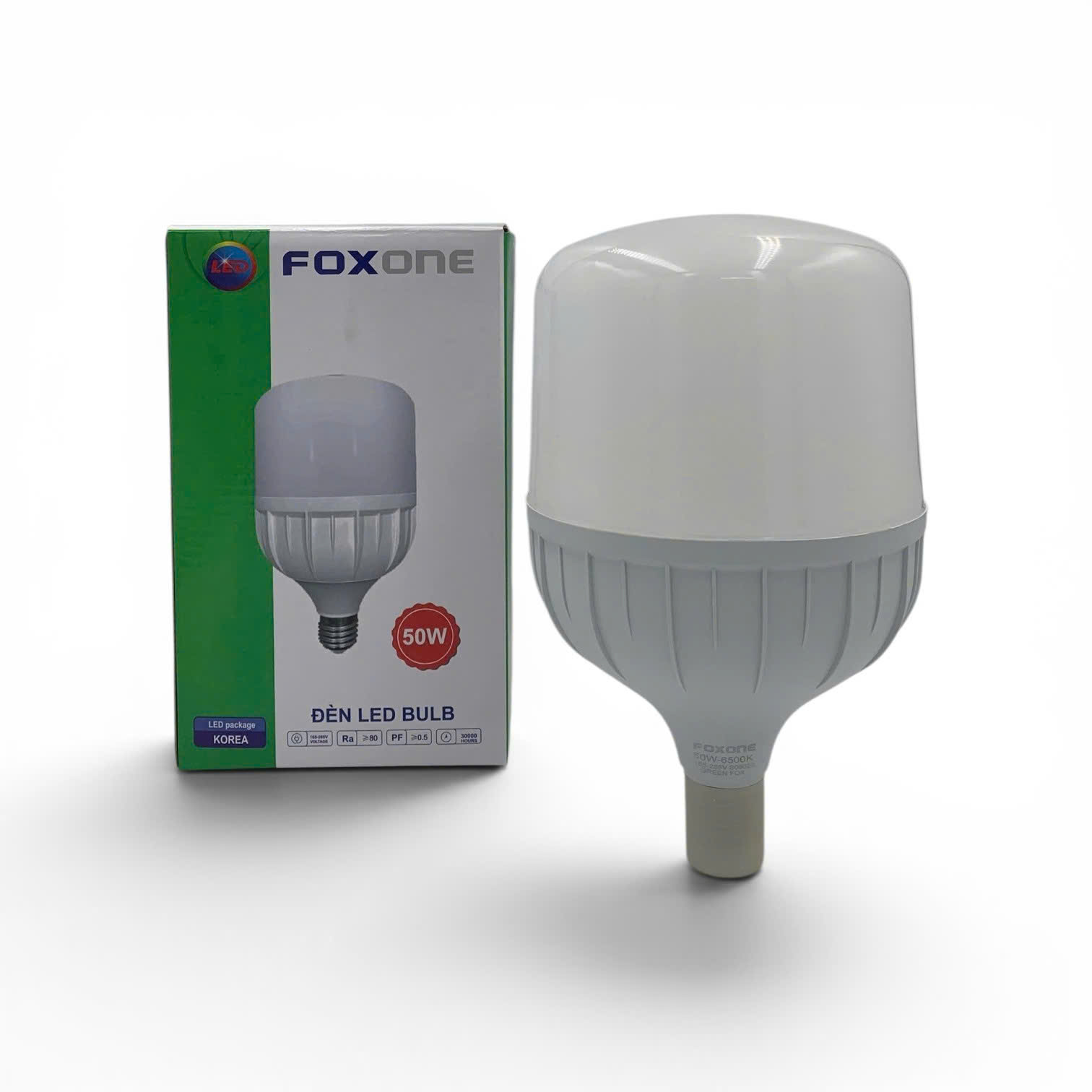 BÓNG TRỤ LED HỢP KIM 15W - 20W - 30W - 40W- 50W FOXONE. XEM BẢNG GIÁ